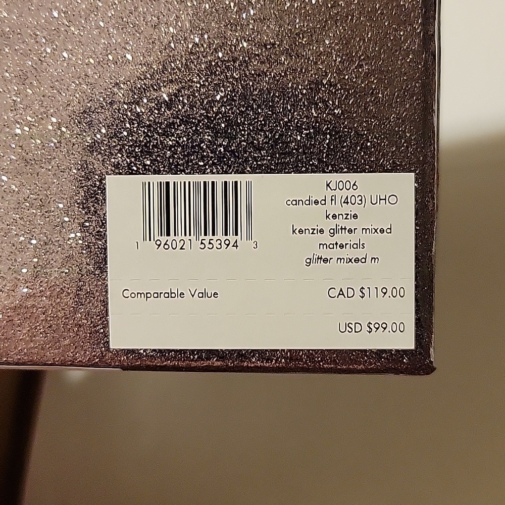 Sparkling Silver Kate Spade Card Holder Brand New In Box Never Used W/ Tags - Picture 8 of 14